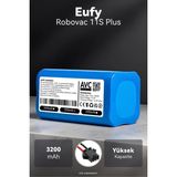 Eufy Robovac 11S Plus 3200MAH Robot Süpürge Bataryası – Sertifikalı Güvenlik, Doğru Kapasite - 3200mAh Kapasite