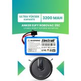 Eufy Robovac 35c Batarya (ULTRA YÜKSEK KAPASİTE) 3200mah Pil Akıllı Robot Süpürge Batarya Değişimi