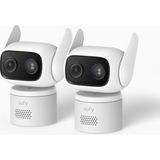 Eufy Security C31 360° Ptz Aı Algılamalı Kablolu 2'li Güvenlik Kamerası - Beyaz