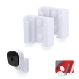 Eufy Solo C24 Güvenlik Kamerasıyla Uyumlu 2'li Paket Duvar Montajı - Kolay Kurulum için Yapıştırıcı ve Vidalayın, Kör Noktaları ve Dağınıklığı Azaltın, (Beyaz)