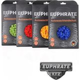 Euphrate Kfz Mikrofiber Arka Tarafı Mikrofiber Bez Oto Yıkama Eldiveni 23X18 E-13WH-2318-25 - Çok Renkli