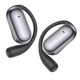 EUQQ Ultra Açık Kulak Kulaklık Kablosuz Bluetooth - Açık Hava Ergonomik Fit Kemik İletim Kulakiçi Kulaklıklar, Su Geçirmez Koşu Kulaklığı, Güvenli Kulak Üstü Tomurcuklar Spor, Fitness, Karbon Siyahı