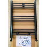 Eurasia 300X1200 Siyahhavlupan+ 2 Adet Vanası Siyah - 30X120 - Mat Siyah
