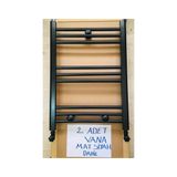 Eurasia 400X1200 Siyahhavlupan+ 2 Adetradyatör Vanası Siyah - 40X120 - Mat Siyah