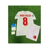 Euro 2024 Türkiye Ar.d.a. Güler Beyaz 8 Numara Çocuk Forması 4'Lü Set