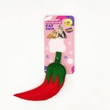 Euro Cat Toys Kırmızı Yeşil Peluş Biber Kedi Oyuncağı
