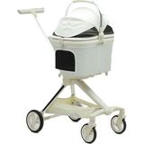 Euro Dog Eurodog Katlanabilir Köpek Arabası Beyaz 66X52X110 cm