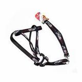 Euro Dog Siyah 25 mm 120 cm Köpek Uzatma ve Göğüs Tasması Takımı