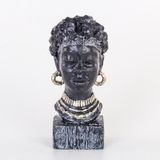 Euro Flora 13x9x30 cm Afrikalı Kadın Büst