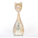 Euro Flora Ahşap Kedi Biblosu 17,5x8x51,5 Cm Bej
