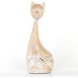 Euro Flora Ahşap Kedi Biblosu 19,5x7,5x50,5 Cm Kahverengi