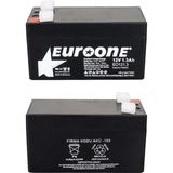 Euro One 663047 EO121.3 12 Volt 1.3 Amper Bakımsız Kuru Agm Akü