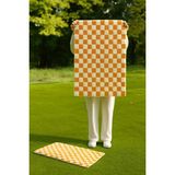 Eurobano Chess 2'li Banyo Paspası Kaymaz Taban 80X50 40X50 - Kemik - Somon