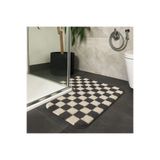 EUROBANO Dama Desenli Köşe Paspası Chess Koleksiyonu 80x80 cm