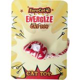 Eurocat Kedi Oyuncağı Kırmızı Beyaz Örme Fare Drstr
