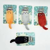 Eurocat Kedi Oyuncağı Mimikli Büyük Kedi Karışık renkli - Siyah