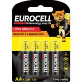 EuroCell Kalem Pil- Aa4 Lr6 1.5 V - 4'lü