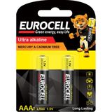 EuroCell Kalem Pil - Aaa2 LR03 1.5 V Ince - 2'li