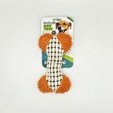 Eurodog 18x12 cm Renkli Peluş Kemik Köpek Oyuncağı