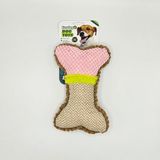 Eurodog 23x15 cm Renkli Peluş Kemik Köpek Oyuncağı