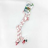 Eurodog 40 cm Kırmızı Beyaz Diş Ipi Dört Düğüm