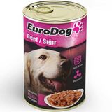 EuroDog Biftekli 415 gr Yetişkin Köpek Konserve