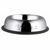 Eurodog Desenli Oval Metal 8 Oz 12 cm Kedi ve Küçük Irk Köpek Mama Su Kabı