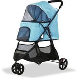 Eurodog Katlanabilir Mavi 74.5x52.2x98 cm Köpek Arabası