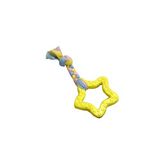 EuroDog Puppy Toys Sarı 16 cm Beşgen Diş Kaşıma Yavru Köpek Oyuncağı