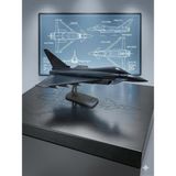 Eurofighter Typhoon Savaş Uçağı Modeli 3D Baskı / Standlı Dekoratif Uçak Maketi / Koleksiyonl - Genel