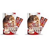 EuroGold Cat Sıvı Kedi Ödülü Dana-Tavuk Etl 5x15 gr 2li paket