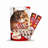 Eurogold Cat Sıvı Kedi Ödülü Dana - Tavuk Etli 5X15gr 12Li