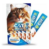 EuroGold Cat Sıvı Kedi Ödülü Somon-Karides 5x15 gr