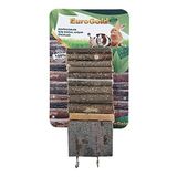 Eurogold Çift Platformlu 7x35 cm Kemirgenler İçin Doğal Ahşap Köprü Hamster Oyuncağı