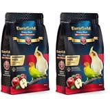 EuroGold Deluxe Blend Gerçek Elmalı Premium Paraket Kuşu Yemi, 1 Kg 2li paket