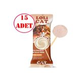 Eurogold Loli Cat Fd Kedi Ödülü Keçi Sütlü 1,5 gr Lolipop 15 Ad