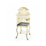 EuroGold Sehpalı Papağan Kafesi Gold 51x51x139 Cm