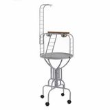 Eurogold Siyah Dövme 61x60x120 cm Papağan Sehpası