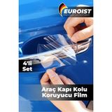 euroist Araç Kapı Kolu İçi Çizilme Koruyucu Şeffaf Film, Araba Kapı Kolu Koruyucu Film – 4’lü Set