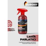 euroist Lastik Parlatıcı Sprey 500 ml | Ultra Parlak ve Islak Görünüm – Lastik Yenileyici