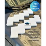 Euroist Sihirli Temizlik Süngeri, Sihirli Sünger (10 Adet) - 10X6x2 Cm
