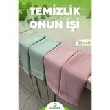 Euroist Temizlik Bezi, Mikrofiber, Cam, Ayna, Mutfak, Banyo, Araba Genel Temizlik Bezi - 30X40 cm - 4 Adet