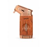 Eurojet Tek Torch Pürmüz Dahili V Kesicili Bronz Puro Çakmağı