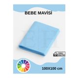 EUROLUXE Açık Mavi Rengi Metrelik Ince Keçe Kumaş Keçe 1 Mm Aktivite Keçesi Renkli Keçe 1 Metre (100CmX100cm)