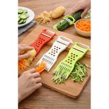 Euroluxe Çok Fonksiyonlu Rende - Soyacak – Sebze Ve Meyve Doğrayıcı (Patates, Havuç, Salatalık, Limon), 17 Cm