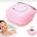 EUROLUXE Duş Jeli Hazneli Banyo Lifi Silikon Fırça Kese Çok Amaçlı Vücut Temizleme Kesesi Peeling Banyo Lifi