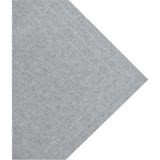EUROLUXE Gri Renk Metrelik Ince Keçe Kumaş Keçe 1 mm Aktivite Keçesi Renkli Keçe 1 Metre (100 cm x 100 Cm)