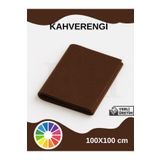 EUROLUXE Kahve Rengi Metrelik Ince Keçe Kumaş Keçe 1 Mm Aktivite Keçesi Renkli Keçe 1 Metre (100 Cm X 100 Cm)