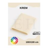 EUROLUXE Krem Rengi Metrelik Ince Keçe Kumaş Keçe 1 Mm Aktivite Keçesi Renkli Keçe 1 Metre (100 Cm X 100 Cm)