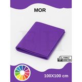 Euroluxe Metrelik Ince Keçe Kumaş Keçe 1 mm Aktivite Keçesi Renkli Keçe 1 Metre (100 cm x 100 Cm) - Mor